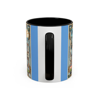 Argentina Soccer Legends Collage Mug | Accent Coffee Mug