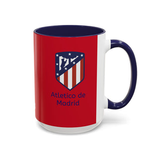 Atletico de Madrid Crest Mug | Accent Coffee Mug 11oz 15oz
