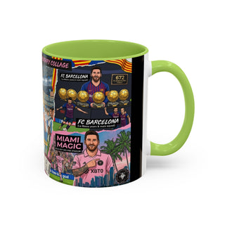 Messi Mugumentary Collage Mug | Accent Coffee Mug
