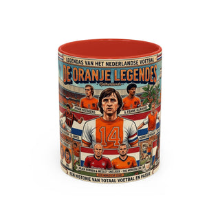 Oranje Legends Portrait Mug | Accent Coffee Mug