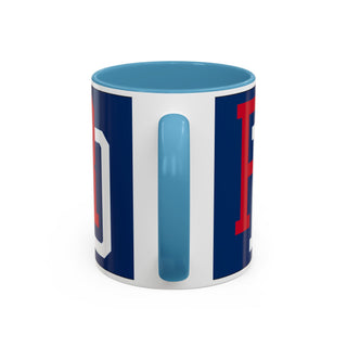 Platano Power Monogram Mug | Accent Coffee Mug | DR Baseball Logo Mug | Dominican Republic Logo Mug