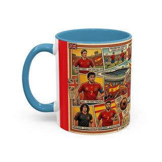La Selección de España Soccer Legends Mug | Accent Coffee Mug 11oz or 15oz