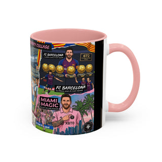 Messi Mugumentary Collage Mug | Accent Coffee Mug