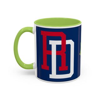Platano Power Monogram Mug | Accent Coffee Mug | DR Baseball Logo Mug | Dominican Republic Logo Mug