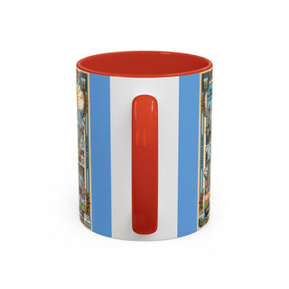 Argentina Soccer Legends Collage Mug | Accent Coffee Mug
