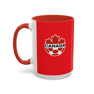 Canada Soccer Logo Mug | Accent Coffee Mug 11oz 15oz