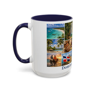Dominican Republic Photo Collage Mug | Accent Coffee Mug