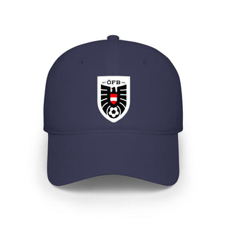 Austrian Football Printed Logo Cap | Soccer Emblem Hat