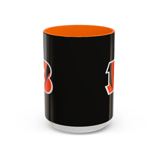 Cincinnati Bengals Black Accent Coffee Mug — Team Logo Fan Mug (11/15 oz)
