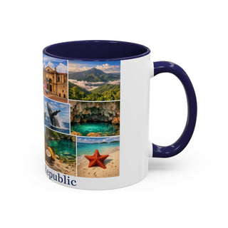 Dominican Republic Photo Collage Mug | Accent Coffee Mug