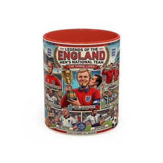 Legends of England Football Players mug | Accent Coffee Mug 11oz 15oz