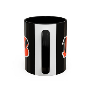 Cincinnati Bengals Black Accent Coffee Mug — Team Logo Fan Mug (11/15 oz)
