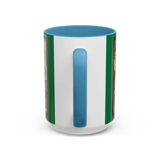 Azzurri Legends Italy Soccer Collage Accent Coffee Mug | Football Icons