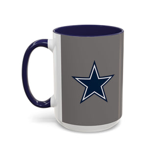 Dallas Cowboys Accent Coffee Mug — 11/15oz Team Logo Football Fan Gift