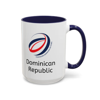 Dominican Republic Football Logo Mug | Accent Coffee Mug 11oz 15oz