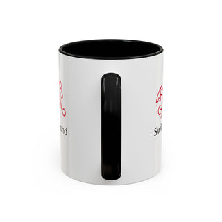 Switzerland Alpine Heritage Coffee Mug | Swiss Mountains, Edelweiss Accent