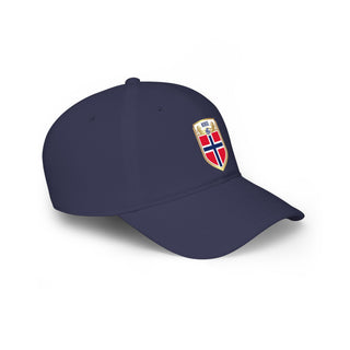 Norway Crest Football Cap | Norwegian Flag Shield Printed