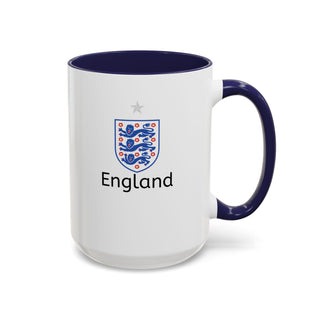 England Three Lions Crest Mug | Accent Coffee Mug