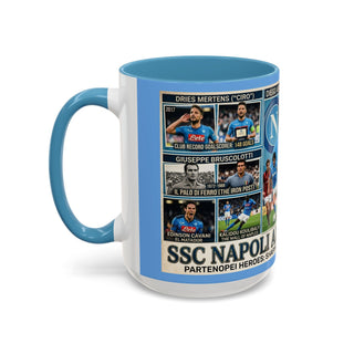Napoli All-Time Legends Mug | Maradona Collage Coffee Mug