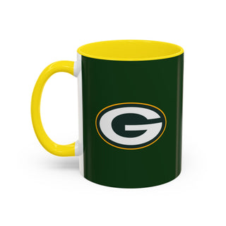 Green Bay Packers Accent Coffee Mug — NFL Team Logo 11/15oz