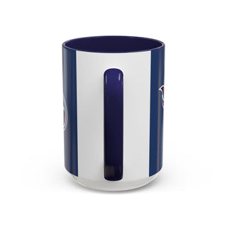 Tennessee Titans Accent Coffee Mug — Navy NFL Logo (11oz & 15oz)