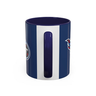 Tennessee Titans Accent Coffee Mug — Navy NFL Logo (11oz & 15oz)