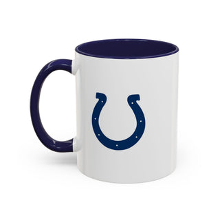 Indianapolis Colts Accent Coffee Mug — NFL Team Logo 11/15oz