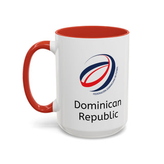 Dominican Republic Football Logo Mug | Accent Coffee Mug 11oz 15oz