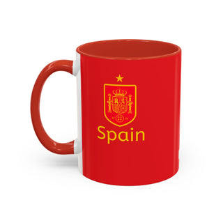 Spain National Football Team Crest Mug | Accent Coffee Mug 11oz 15oz