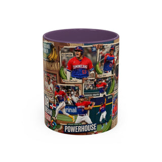 Dominican Baseball Classic Collage Mug | Accent Coffee Mug