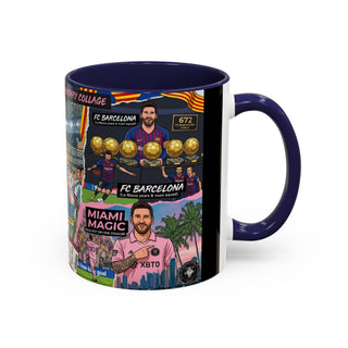 Messi Mugumentary Collage Mug | Accent Coffee Mug