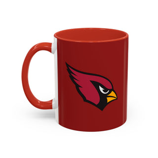 Arizona Cardinals Logo Accent Coffee Mug – Red Team Coffee Cup (11/15oz)