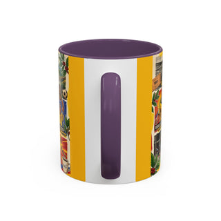 Colombian Football Legends Mug | Los Cafeteros Soccer Collage Coffee Mug