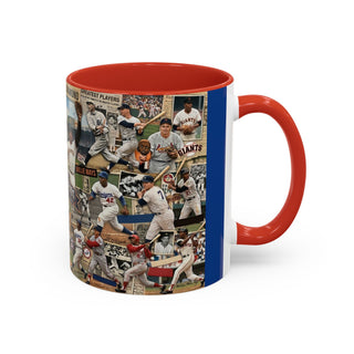 Baseball Legends Collage Mug | Accent Coffee Mug 11oz 15oz