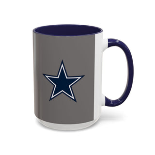 Dallas Cowboys Accent Coffee Mug — 11/15oz Team Logo Football Fan Gift