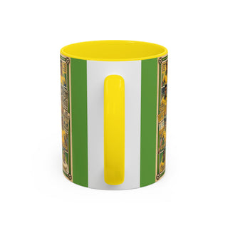 Brasil Soccer Legends Collage Mug | Accent Coffee Mug 11/15oz