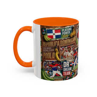 Dominican Baseball Classic Collage Mug | Accent Coffee Mug