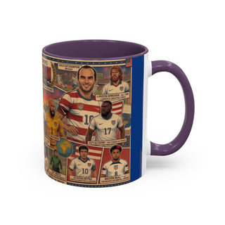 US Men's National Team Soccer Legends Mug | Vintage Collage, Soccer Players