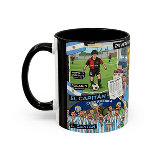 Messi Mugumentary Collage Mug | Accent Coffee Mug