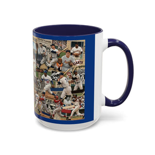 Baseball Legends Collage Mug | Accent Coffee Mug 11oz 15oz