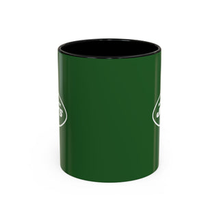 New York Jets Accent Coffee Mug — 11/15oz Team Logo Fan Gift