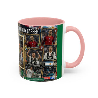 Cristiano Ronaldo Champions League Collage Mug | Coffee Cup