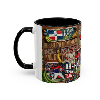Dominican Baseball Classic Collage Mug | Accent Coffee Mug