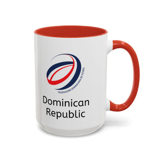 Dominican Republic Football Logo Mug | Accent Coffee Mug 11oz 15oz
