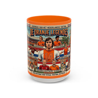 Oranje Legends Portrait Mug | Accent Coffee Mug