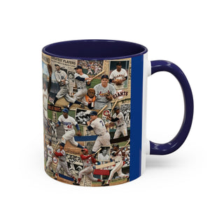 Baseball Legends Collage Mug | Accent Coffee Mug 11oz 15oz