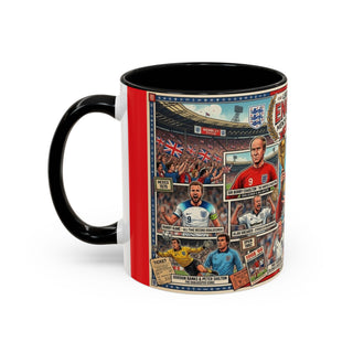 Legends of England Football Players mug | Accent Coffee Mug 11oz 15oz