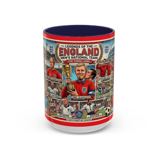 Legends of England Football Players mug | Accent Coffee Mug 11oz 15oz