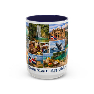Dominican Republic Photo Collage Mug | Accent Coffee Mug