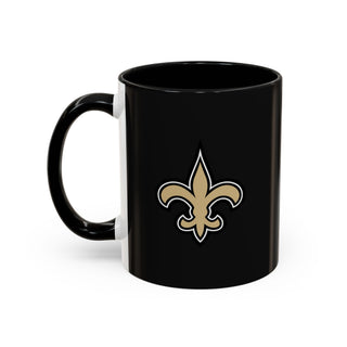 New Orleans Saints Accent Coffee Mug — NFL Fan Ceramic Mug (11/15oz)